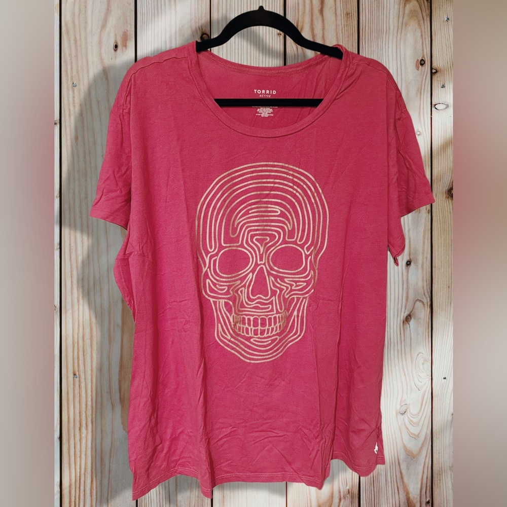 Torrid Active Pink Graphic Tee